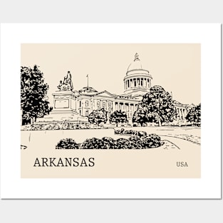 Arkansas State USA Posters and Art